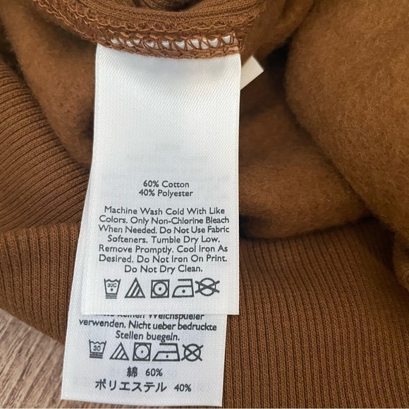 Eddie Bauer Brown Crewneck Sweater Size Small - Picture 4 of 6